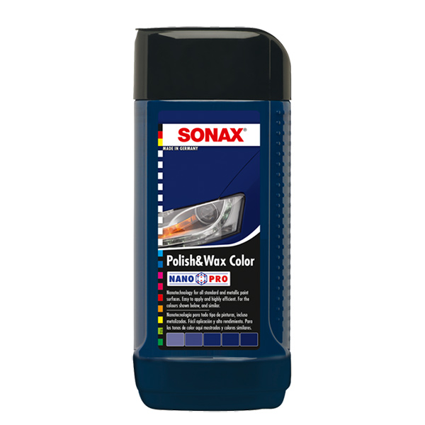 Sonax Polir i vosak u boji NanoPro Polish&Wax Color - Plava