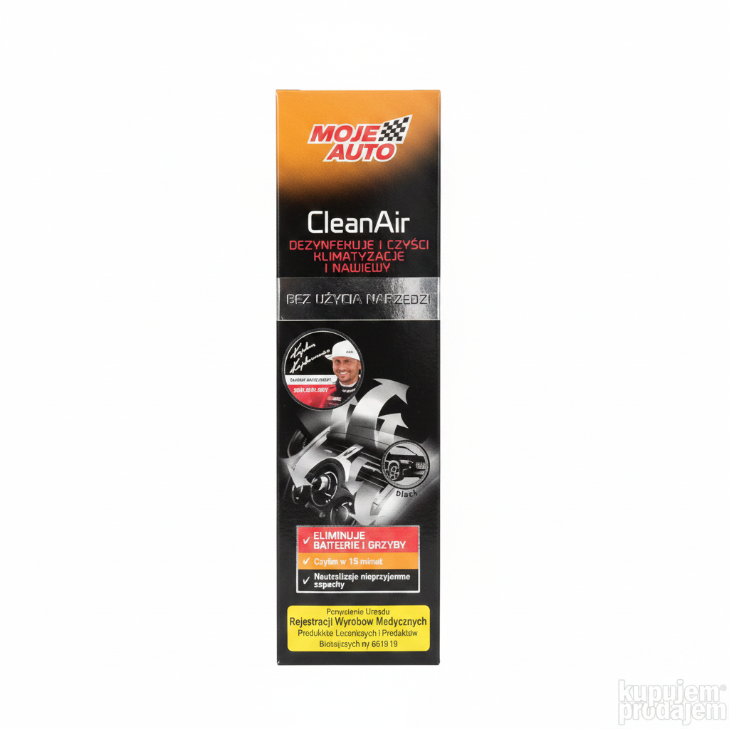 Moje Auto CleanAir Black – Sprej za Čišćenje Klima Uređaja i Ventilacije 2019595