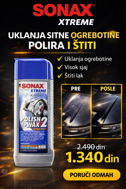 SONAX Xtreme Polish+Wax 2 Hybrid NPT