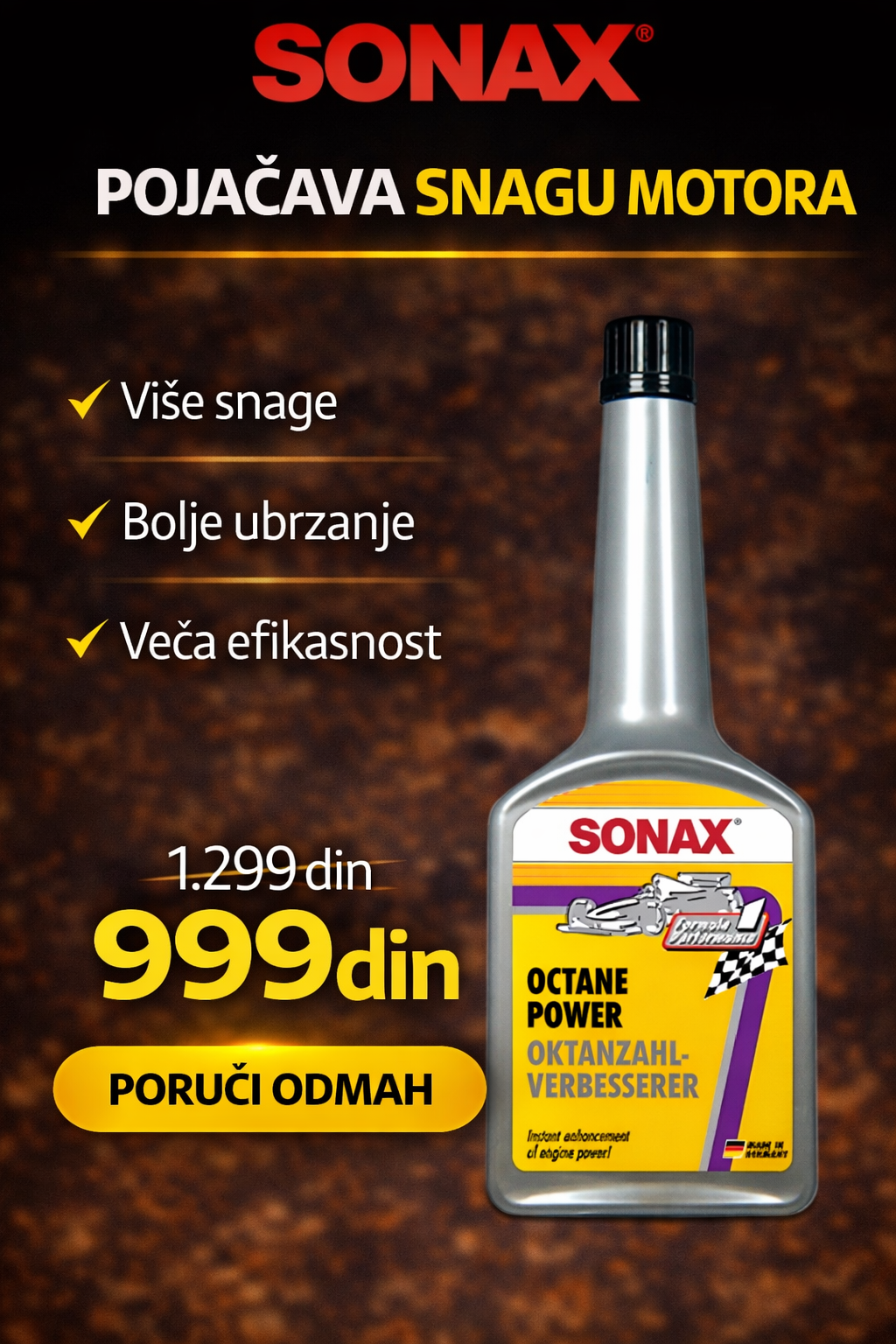 SONAX Aditiv za oktansku moć