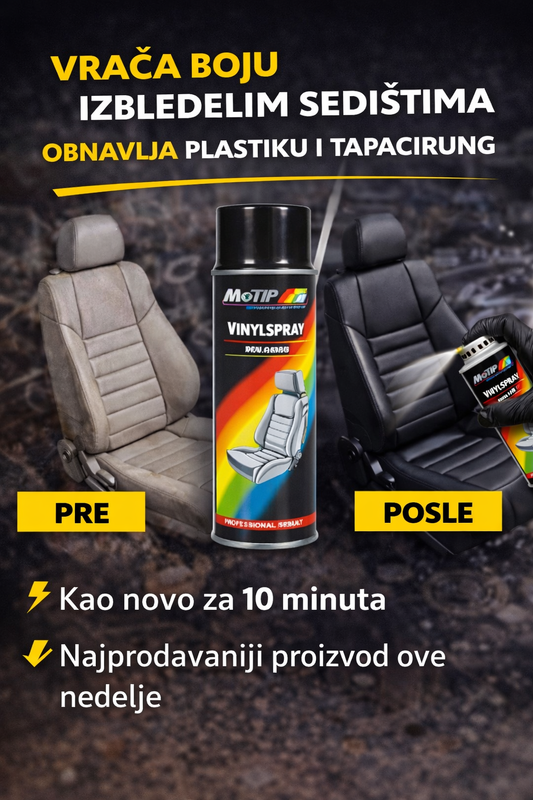 MoTip sprej za vinil crni