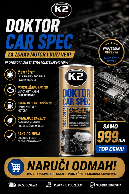 K2 Doktor Car Spec - Aditiv za motorna ulja