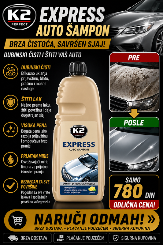 K2 Express - Auto šampon za pranje