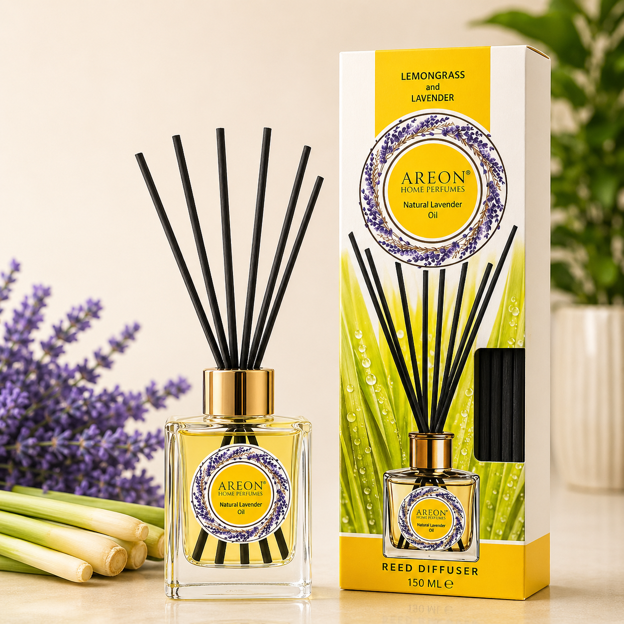 Areon Home Perfumes – Lemongrass & Lavender 150ml
