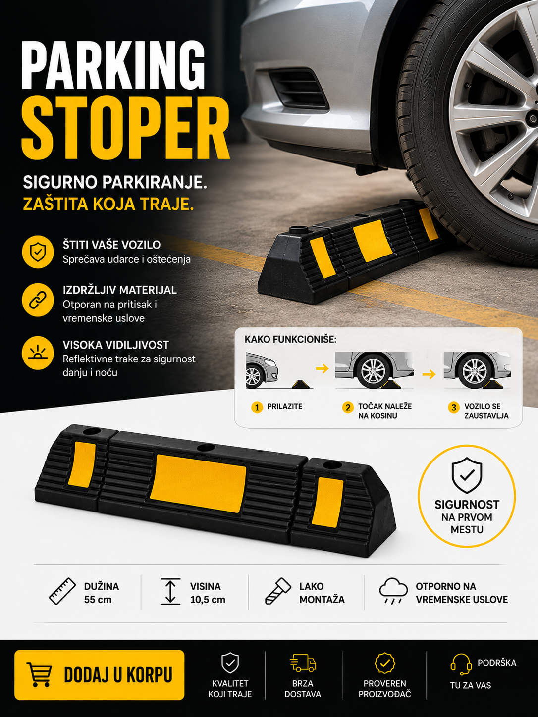 Parking stoper