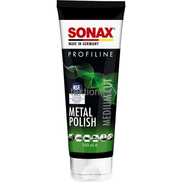 Sonax Profiline Metal Polish Medium Cut 250ml