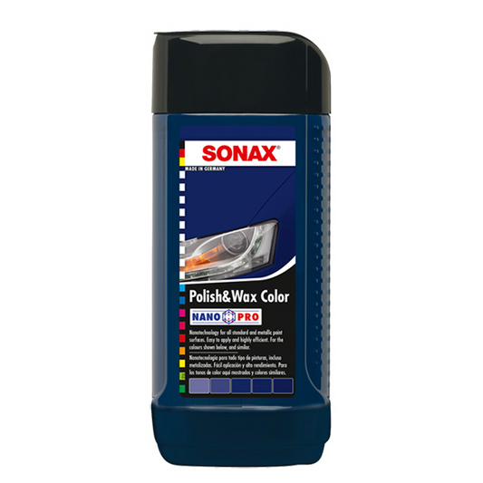Sonax Polir i vosak u boji NanoPro Polish&Wax Color - Plava