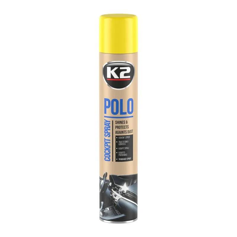 K2 Polo Cockpit Spray – Sprej za Negu Kokpita Limun 750 ml